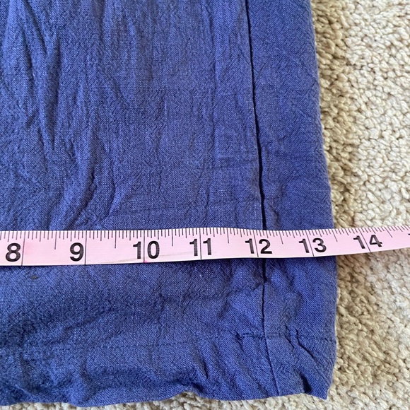 Easel wide leg pants blue patch pockets - Picture 6 of 10